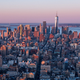 The Manhattan skyline